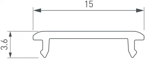 Экран SL-W14-2000 OPAL (Arlight, Пластик) 049022