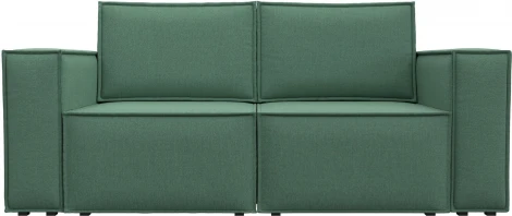 Диван прямой Куба мини (Зеленый/Рогожка) Лига Диванов арт.121893
