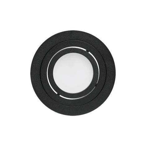 Встраиваемый светильник под лампу GU5.3 черный Wolta Alto WDL-GU5.3/02BL-R