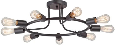 Потолочная люстра на штанге Vitaluce V3797-1/9PL, 9xE27 макс. 40Вт (220V)