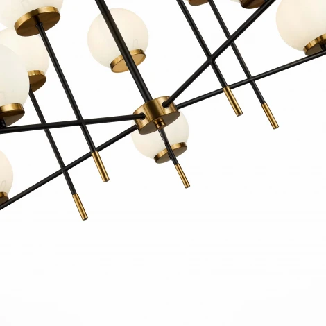 Потолочная люстра ярусная на штанге Limano SL1203.402.10 ST Luce (220V, шарики)