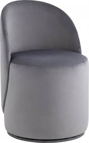 Пуф Loreen вращающийся велюр серый Stool Group (арт.УТ000039108)