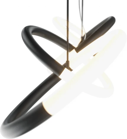 Подвесной светильник Maytoni Node MOD165PL-L40B3K (LED, 220V, на тросе, кольцо)