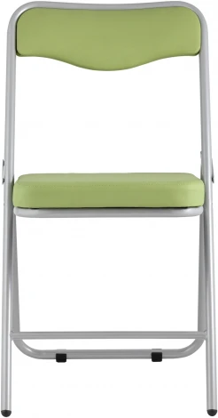 Складной стул Stool Group Джонни экокожа салатовый каркас металлик УТ000035367