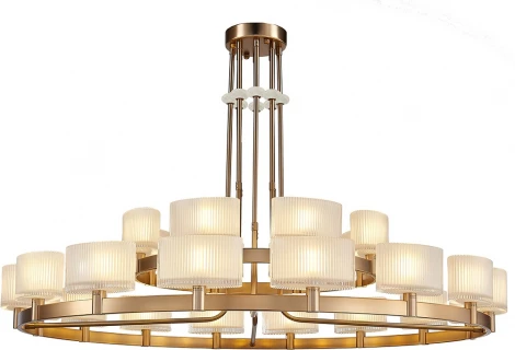 Потолочная люстра ярусная Newport 4330 4338+16/C new gold (220V)