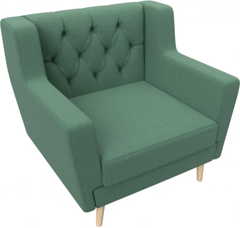 Кресло Брайтон Люкс (Зеленый/Рогожка) Лига Диванов арт.125037