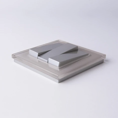 Рамка на 1 пост Favorit (дымчатый,стекло) Werkel W0011117 (a050899)