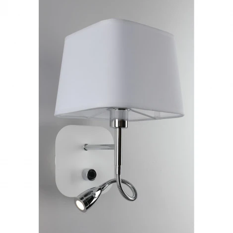 Бра на гибкой ножке для чтения Omnilux Monteluco OML-62601-02 (220V, выключатель)