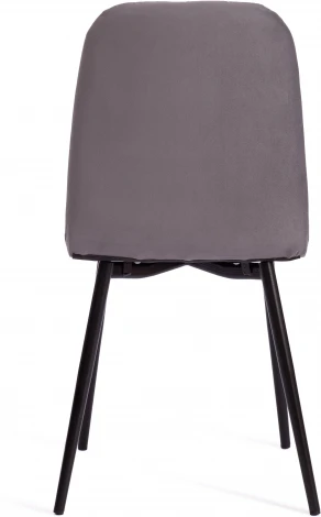 Обеденный стул Tetchair ARC (Велюр,Металл /Темно-серый,Черный)