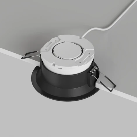 Точечный встраиваемый светильник Denkirs Iner DK2150-BK