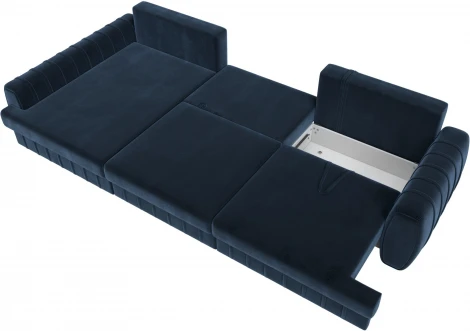 Диван угловой Лига-057 НПБ Лонг угол левый Лига Диванов (Велюр) арт.129305L