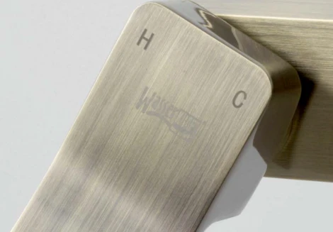 Смеситель Wasserkraft Exter 1601 для ванны с душем, светлая бронза