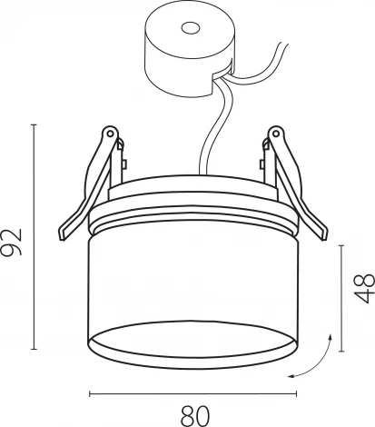 Встраиваемый потолочный светильник Lightstar Acuto 215806 (LED, 220V, круглые, IP44)