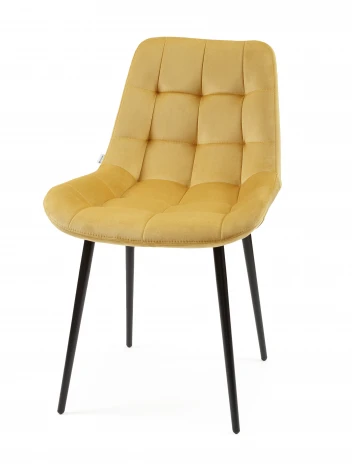 Стул MyFar Феникс горчичный велюр MF1034-1