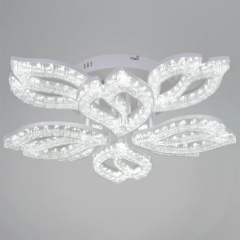 Потолочная люстра светодиодная на штанге с регулировкой цветовой температуры, яркости и ночным режимом Reluce 39290-0.3-4+4 WH