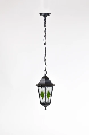 Уличный светильник подвесной Oasis Light PETERSBURG lead GLASS 79805lg Bl
