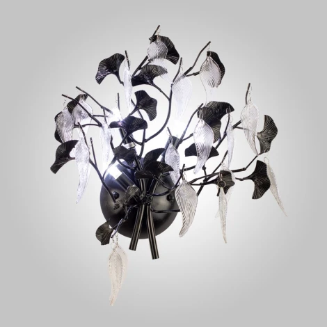 Бра AM Group WOODSTAR WOODSTAR AP3 BK цоколь (подвески, листья)