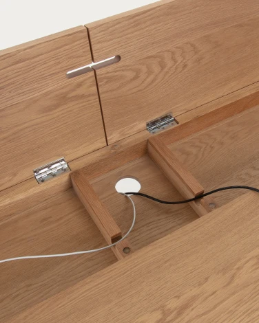 Компьютерный стол La Forma (ex Julia Grup) Julia (Дерево,МДФ,Ясень)