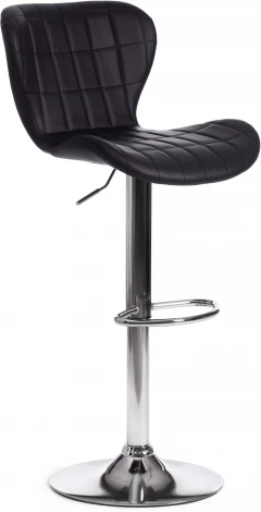 Стул барный AVIONIC (mod. KY712A) / 1 шт. в упаковке (Металл,Экокожа /Черный,Хром)