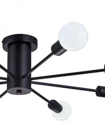 Потолочная люстра Natali Kovaltseva Loft 75140/8C BLACK