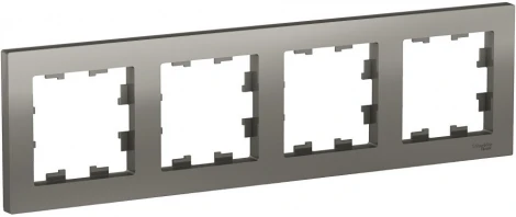 Рамка на 4 поста (сталь) Systeme Electric AtlasDesign ATN000904