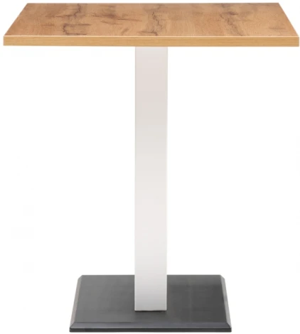 Стол на тумбе Notta Мичиган Лофт 110х70 25 мм дуб вотан / белый матовый 515301
