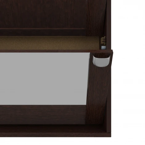 Обувница Leset Эдит 5S (ЛДСП,ПВХ,Зеркало/Венге) арт.2500000205149