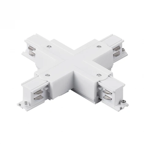 Коннектор Х-образный с подводом питания к треку 5040xx-(F)/(R) Lightstar Quattro 504146-FR