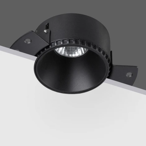 Светильник встраиваемый для ГКЛ потолка Novotech Nimbus 370996 черный IP20 GU10 50W 220V