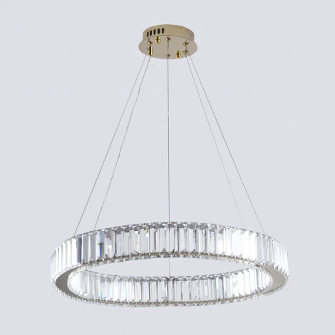 Подвесной светильник светодиодный хрустальный с пультом с регулировкой цветовой температуры и яркости Modelux MODELUX ML.1935.800
