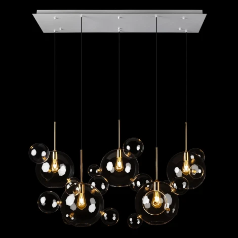 Подвесной светильник Loft It Bolle 2034-S5 (220V, на проводе, шарики, молекулы)