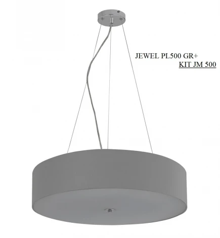 Потолочный светильник круглый Crystal Lux Jewel PL500 GR (220V)