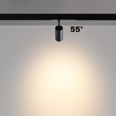 Трековый светильник трехфазный светодиодный Novotech Vector 359962 черный диммир. со сменой цв.температуры, пульт ДУ/Tuya Smart Life LED 15W 90-240V