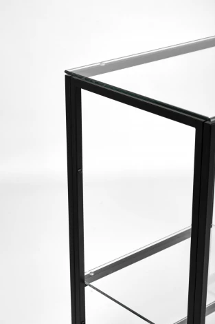 Консольный стол AllConsoles 1013-CB clear черный муар