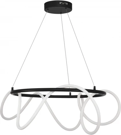 Подвесной светильник ST Luce Sagrato SL6102.403.55 Черный/Белый LED 1*35W 3000K