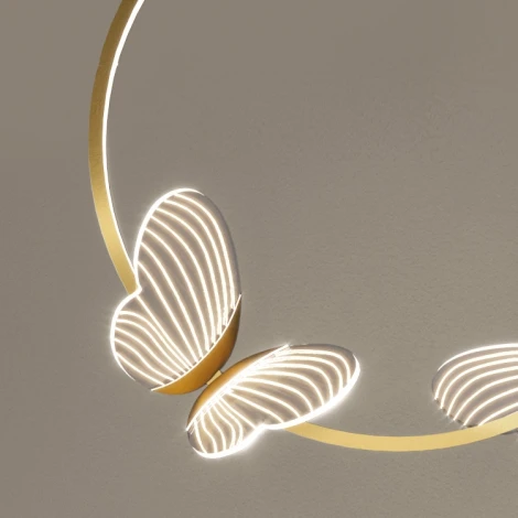 Подвесной светильник Babetta Ring 1 L280 Brass 4000К ImperiumLoft Babetta-Ring01 (186736-23)