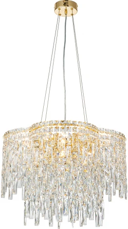 Подвесная люстра 12041/12P Gold Indigo Carletti V000444 (220V, на тросе)