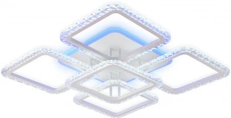 Потолочная люстра ярусная Ambrella Acrylica FA5301 (регулировка яркости, LED, 220V, пульт управления)