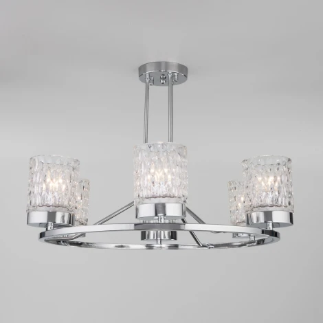 Умная потолочная люстра Eurosvet Calle 60127/6 хром