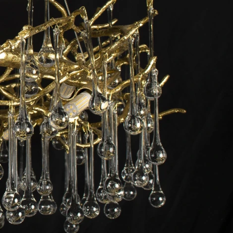 Подвесная люстра Loft It Bijout 10068/1000 GD (220V, на тросе, ветки)