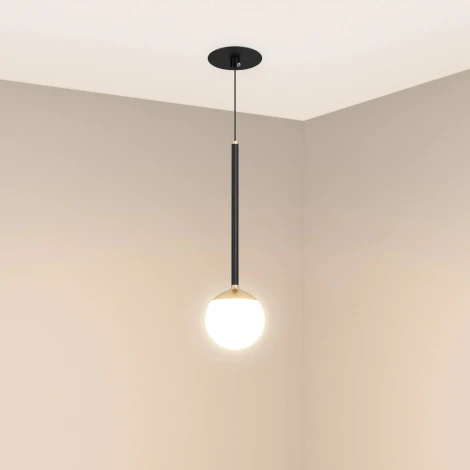 Подвесной светильник SP-BEADS-HANG-BUILT-T-R100-8W Warm3000 (BK-GD, 180 deg, 230V) (Arlight, IP20 Металл) 056420 (LED)