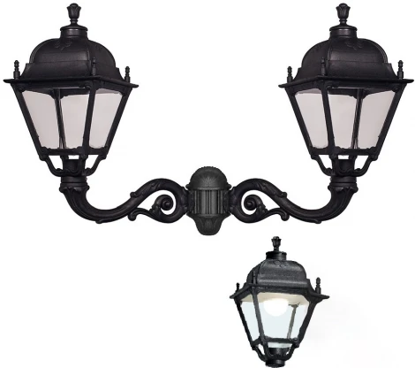 Настенный фонарь уличный Fumagalli Simon U33.181.000.AXH27 (220V, IP55)