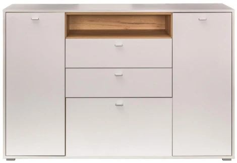 Комод Mobi Бэль 10.95 белый премиум / дуб золотой craft 330346