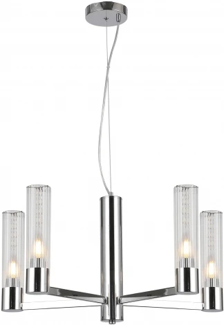 Подвесная люстра ILLUMICO IL0313-5P-79 CR (220V, на тросе)
