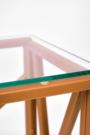 Консольный стол AllConsoles 1054-CG clear золотой