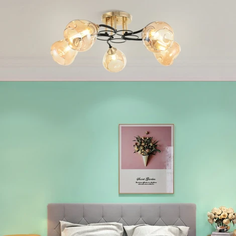 Потолочная люстра на штанге Arte Milano AMALFI 324106/5 FG+BK (220V)