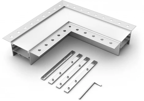 Угол SL-LINIA45-FANTOM (Металл) Arlight 030106
