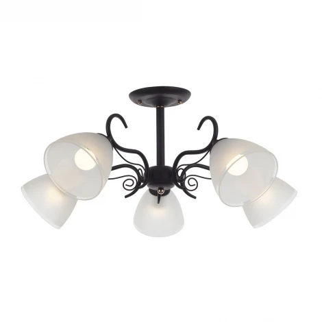 Потолочная люстра IDLamp Marsell 277/5PF-Black