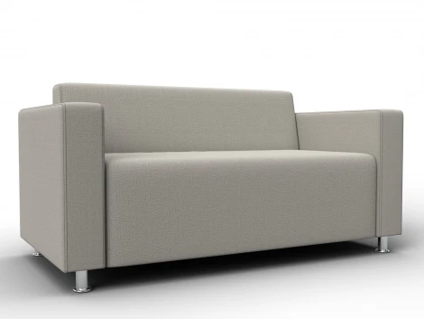 Диван прямой Лига-093 ВН (ДСП,Брус,Фанера,Рогожка/Бежевый) Лига Диванов 134953