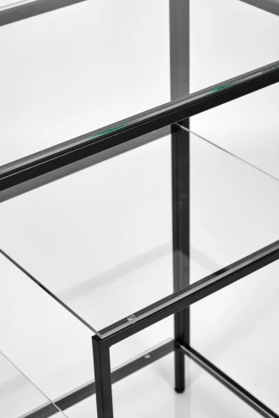 Консольный стол AllConsoles 1013-CB clear черный муар